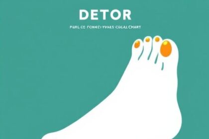 Foot Detox Color Chart: Understanding the Colors and What They Mean