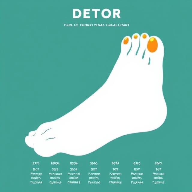 Foot Detox Color Chart: Understanding the Colors and What They Mean