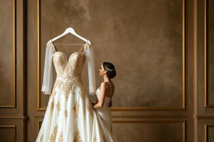 White and Gold Bridal Gowns: A Luxurious Fusion of Elegance and Tradition