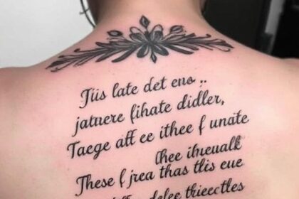 How to Create Unique Verse Tattoos Ideas