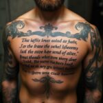 How to Write Biblical Tattoos for Men: A Guide to Meaningful and Inspirational Ink