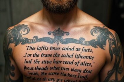 How to Write Biblical Tattoos for Men: A Guide to Meaningful and Inspirational Ink